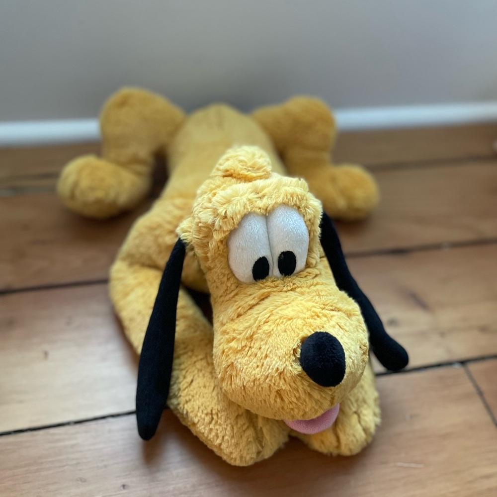 18in Like New Authentic Original Disney Pluto Plush- Silky Soft